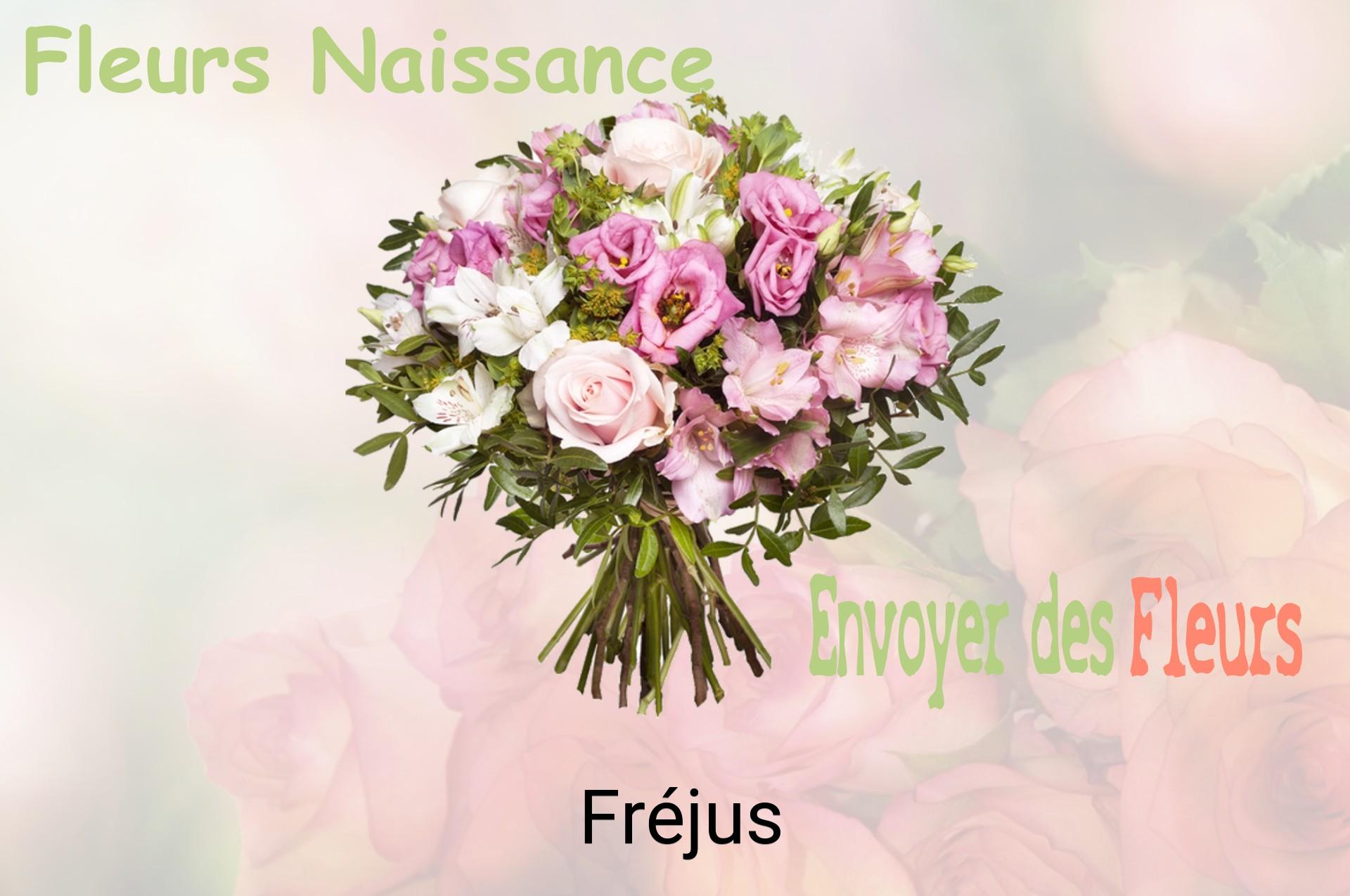 Bouquet de fleurs de naissance livré à Fréjus